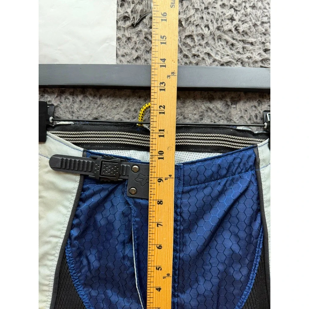 Vintage Y2k Fox Racing 360 Performance Motocross Pants Blue Black Mens Size 38